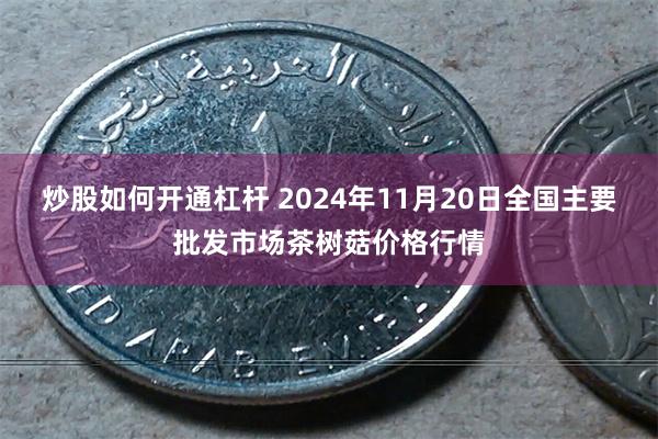 炒股如何开通杠杆 2024年11月20日全国主要批发市场茶树菇价格行情