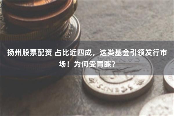 扬州股票配资 占比近四成，这类基金引领发行市场！为何受青睐？