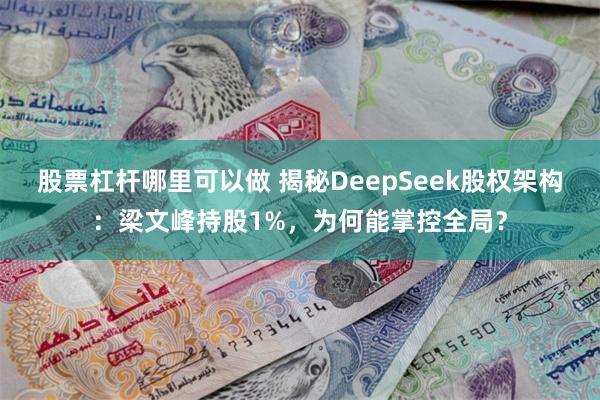 股票杠杆哪里可以做 揭秘DeepSeek股权架构：梁文峰持股1%，为何能掌控全局？